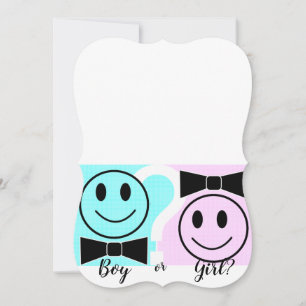 Boy or Girl? Gender Reveal Invitation