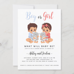 Boy or Girl Gender Reveal Invitation