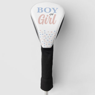 Boy or Girl Gender Reveal Party Game Golf Head Cover