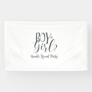 Boy or Girl Gender Revel Banner