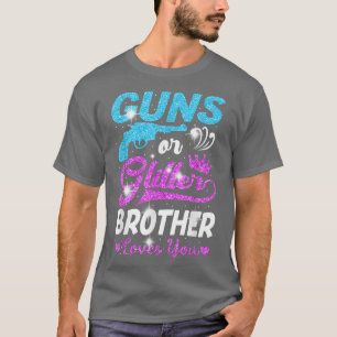 Boy Or Girl Pink Or Blue Brother Loves You Gender  T-Shirt