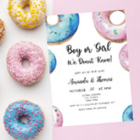 Boy or Girl! We DONUT know! Gender Reveal