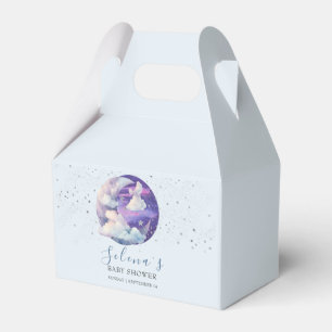 Boy Over the Moon Modern Baby Shower Favour Box
