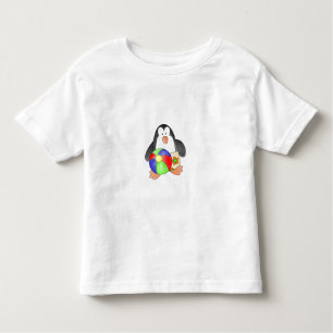 Boy Penguin at the Beach Toddler T-Shirt