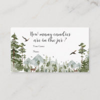 Boy Pine Tree Forest Mountain How Many Candies