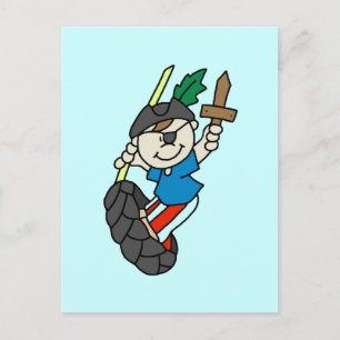 Boy Pirate Ahoy Matey Tshirts and Gifts Postcard