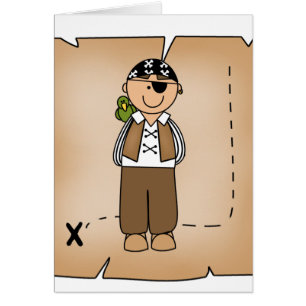 Boy Pirate and Map