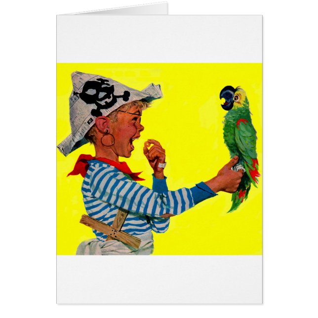 boy pirate and parrot (Front)