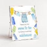 Boy Popsicle Baby Shower Envelope Station Poster<br><div class="desc">Make your event special with this Popsicle Baby Shower with our cute and lovely printable Envelope Station Sign featuring adorable Baby Clothes Baby Shower theme. Download,  personalise,  and create lasting memories with this perfect touch for your joyous celebration!
 
BS1076</div>