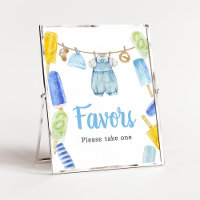 Boy Popsicle Baby Shower Favours