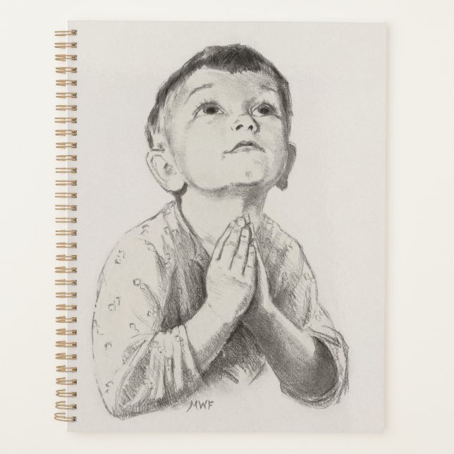 Boy Praying Planner (Front)