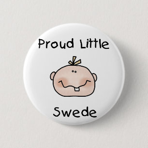 Boy Proud Swedish Baby 6 Cm Round Badge