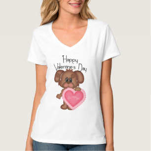 Boy Puppy Dog Happy Valentine's Day t-shirt 2