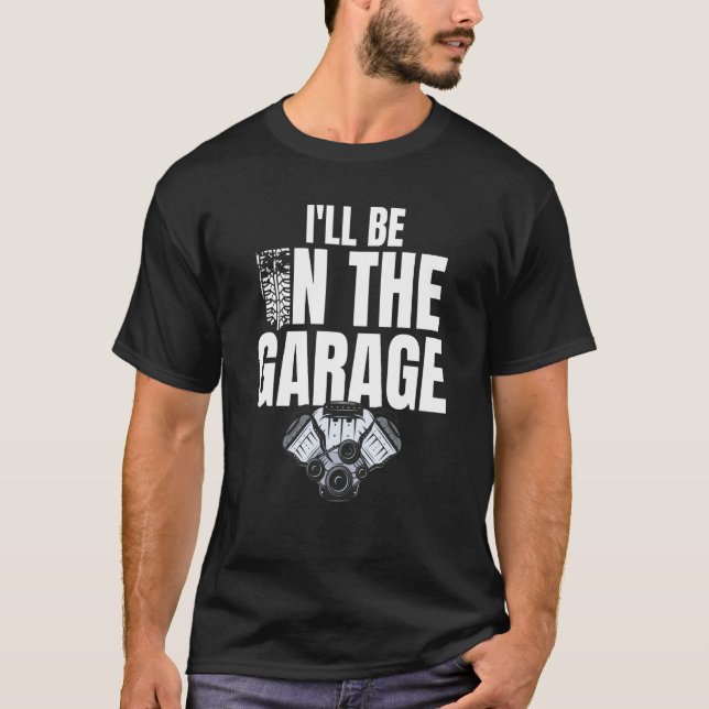 Boy Racer Car Petrol Head Racing Mechanic Men Wome T-Shirt (Front)
