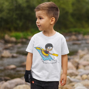 Boy Rafting The Rapids T-Shirt