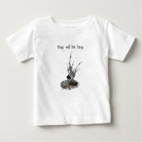 Boy Rain Fairy With Frog Baby Boy T-Shirt