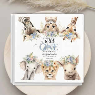 Boy Safari Baby Shower Paper Napkins