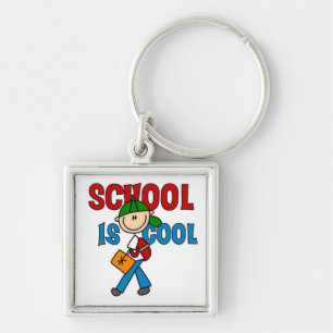 Boy School is Cool Key Ring