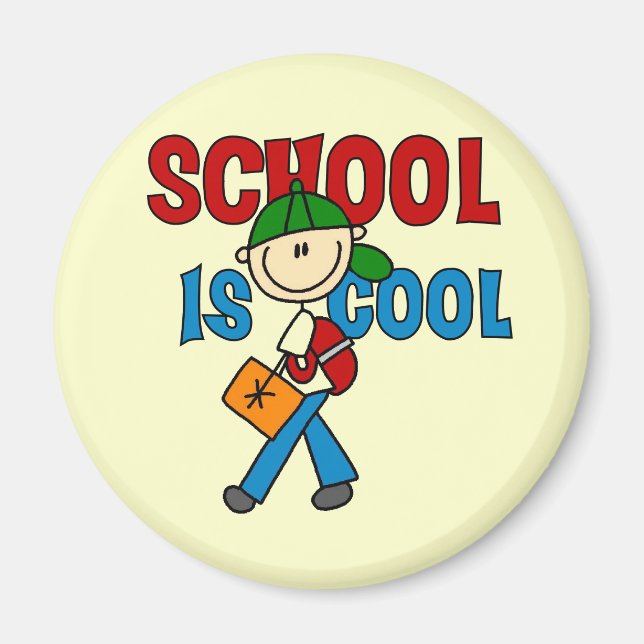 Boy School is Cool Magnet (Front)