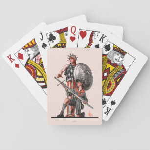 Boy Scout and Liberty Playing Cards