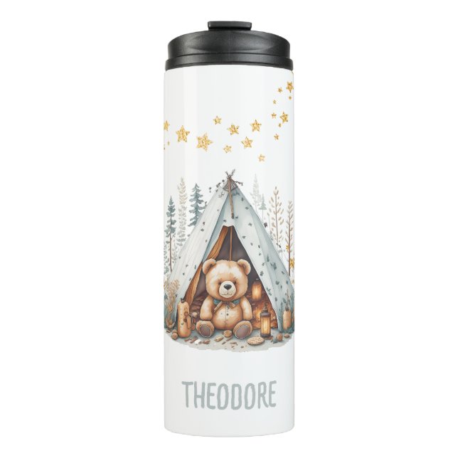Boy Scout Camping Custom Thermal Tumbler (Front)