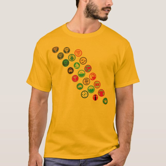 Boy-scout Sash T-Shirt (Front)