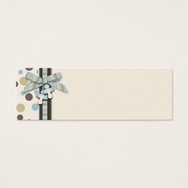 Boy Skinny Gift Tag 2 (Front)