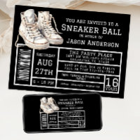 Boy Sneaker Ball Birthday Party 