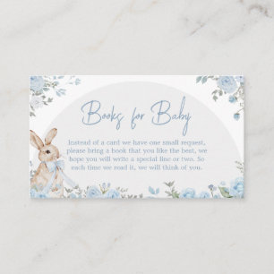 Boy Some Bunny Baby Shower Books for Baby Enclosure Card
