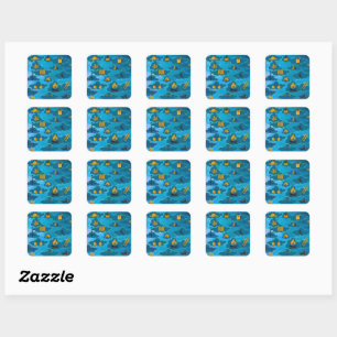 boy square sticker