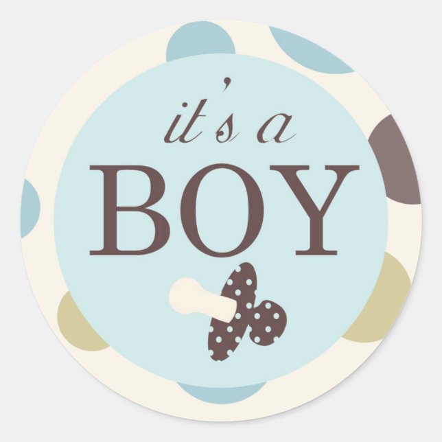 Boy Square Sticker C (Front)