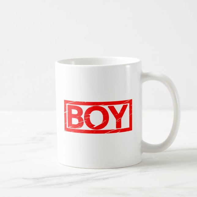 Boy Stamp Coffee Mug (Right)