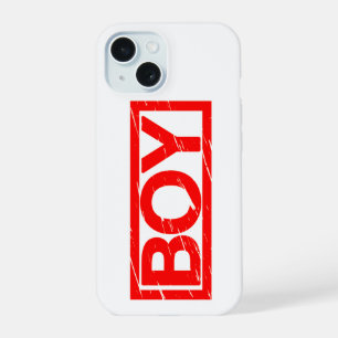 Boy Stamp iPhone 15 Case