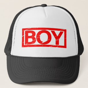 Boy Stamp Trucker Hat