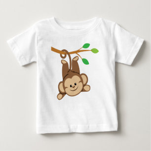 Boy Swinging Monkey Baby T-Shirt