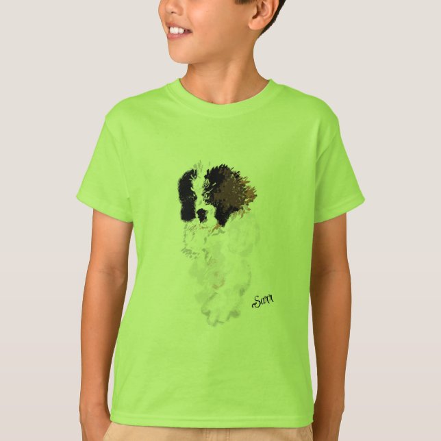   Boy T-Shirts :  Saint Bernard Puppy (Front)