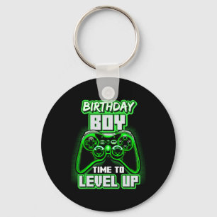 Boy Time To Level Up Video Game Birthday Gamer 6 Key Ring