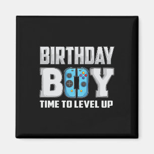 Boy Time To Level Up Video Game Birthday Gamer 9  Magnet