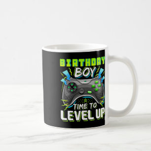 Boy Time To Level Up Video Game Birthday Gift Boys Coffee Mug