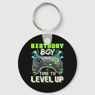 Boy Time To Level Up Video Game Birthday Gift Boys Key Ring