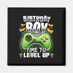 Boy Time To Level Up Video Game Birthday Gift Boys Magnet