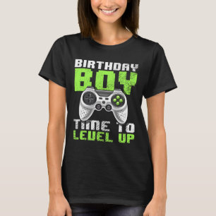 Boy Time To Level Up Video Game Birthday Gift Boys T-Shirt