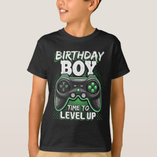 Boy Time To Level Up Video Game Birthday Gift Boys T-Shirt