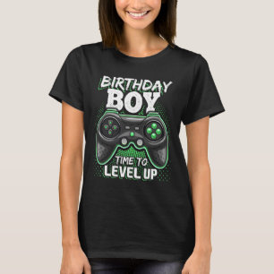 Boy Time To Level Up Video Game Birthday Gift Boys T-Shirt