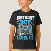 Boy Time To Level Up Video Game Birthday Kid 2
