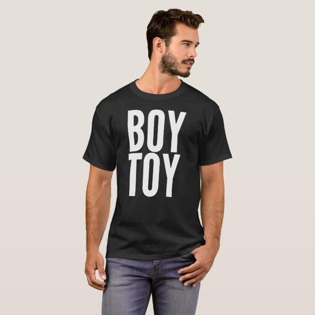 Boy Toy Typography T-Shirt (Front Full)