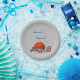 Boy Toys Themed Paper Plate