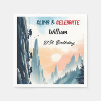 Boy Tree Fun Cliff Rock Climbing 21st Birthday