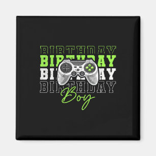 Boy Video Game Birthday Party For Boys Kids  Magnet