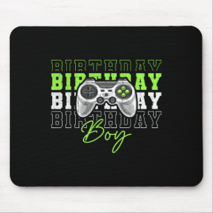 Boy Video Game Birthday Party For Boys Kids Mouse Pad
